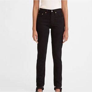 Levi’s 501s skinny black jeans